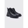 Klobige Wanderschuhe - Schwarz - 41, Schwarz