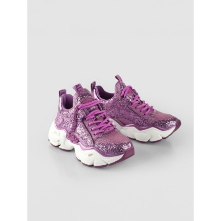 Buffalo Binary Glam Vegan Glitter Sneaker