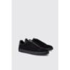 Schwarze Sneaker aus Wildlederimitat - 42, Schwarz