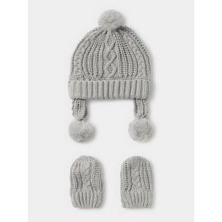 Set Mütze und Handschuhe Mayoral 9.666 Grau