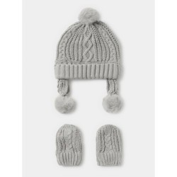 Set Mütze und Handschuhe Mayoral 9.666 Grau