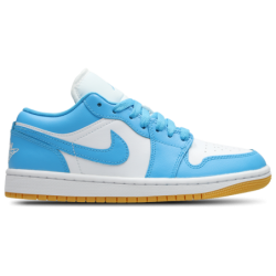 Jordan 1 Low Damen Schuhe - Weiß - Größe: 36.5 - Leder, Synthetik - Foot Locker