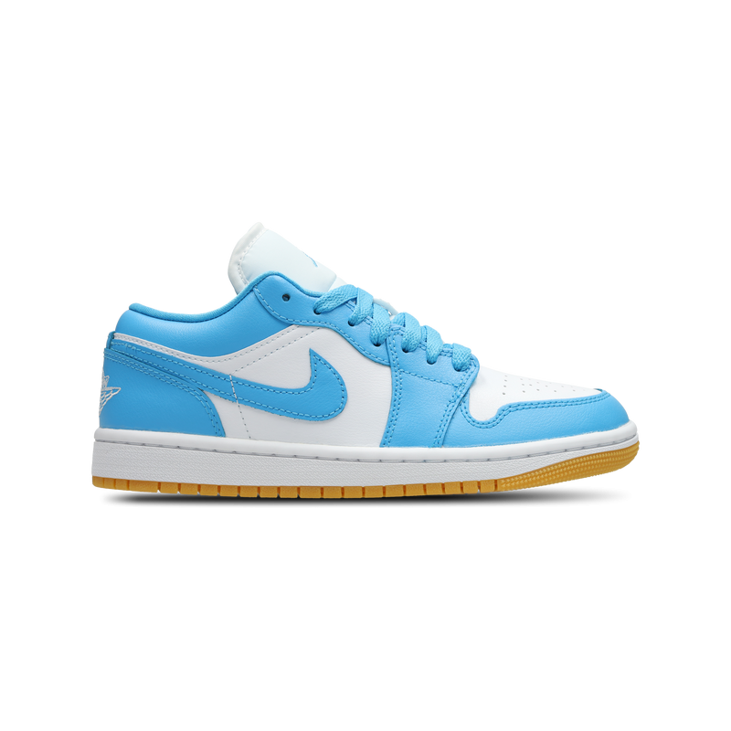 Jordan 1 Low Damen Schuhe - Weiß - Größe: 36.5 - Leder, Synthetik - Foot Locker