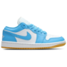 Jordan 1 Low Damen Schuhe - Weiß - Größe: 36.5 - Leder, Synthetik - Foot Locker