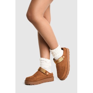 Mules - Chestnut - 38, Chestnut