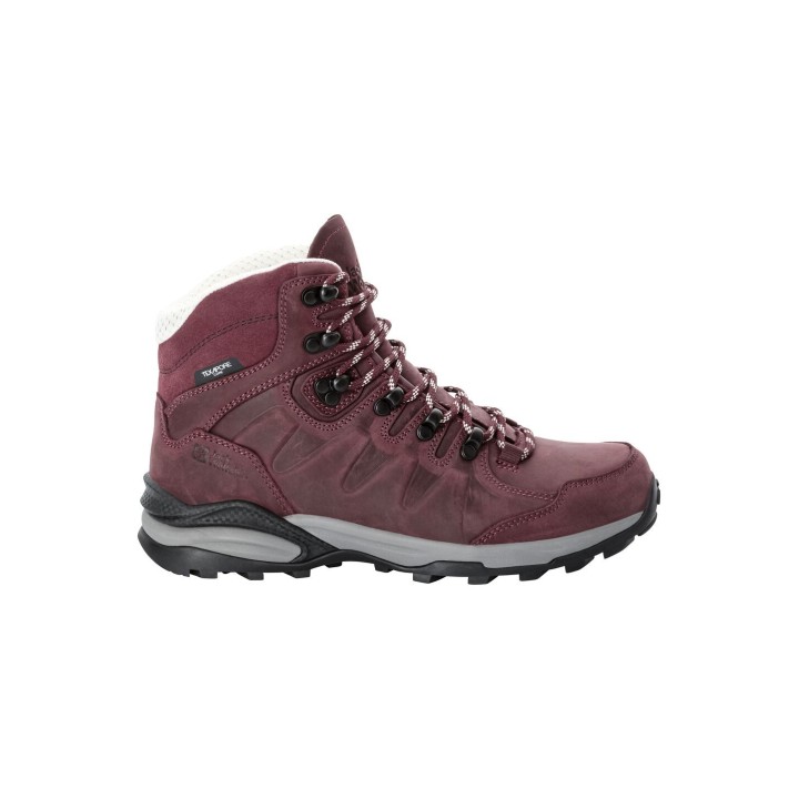 Jack Wolfskin Refugio Prime Texapore Mid Women Wasserdichte Wanderschuhe Damen 37.5 red,brown dark maroon