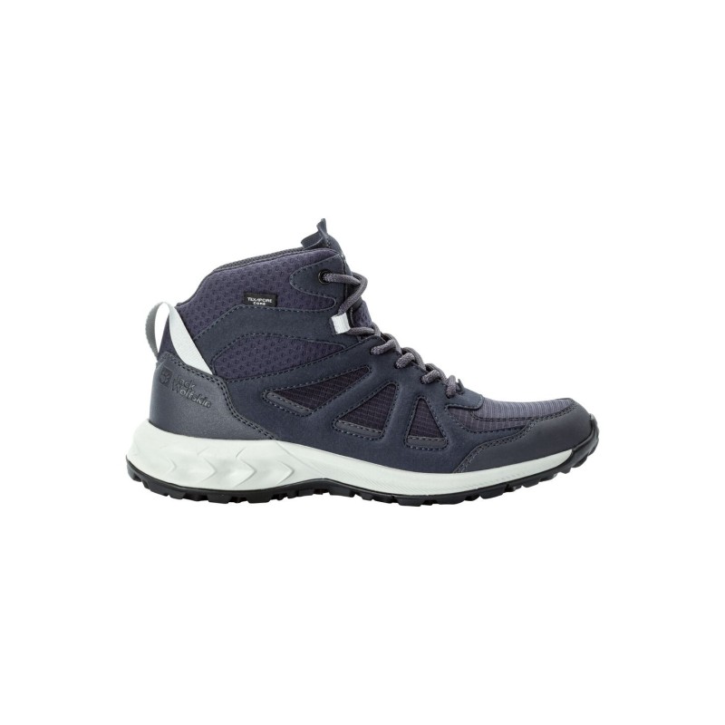 Jack Wolfskin Woodland 2 Texapore Mid Women Wasserdichte Wanderschuhe Damen 39.5  graphite 1387