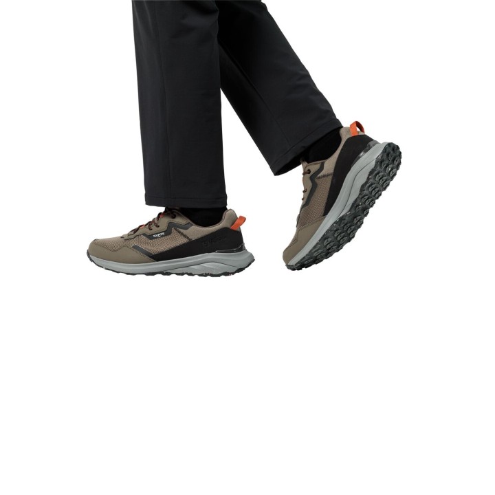 Jack Wolfskin Dromoventure Low Men Outdoor Schuhe Herren 40.5 brown cold coffee