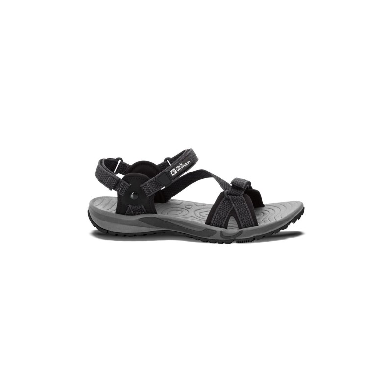 Jack Wolfskin Lakewood Ride Sandal Women Nachhaltige Trekkingsandalen Damen 40.5 black black