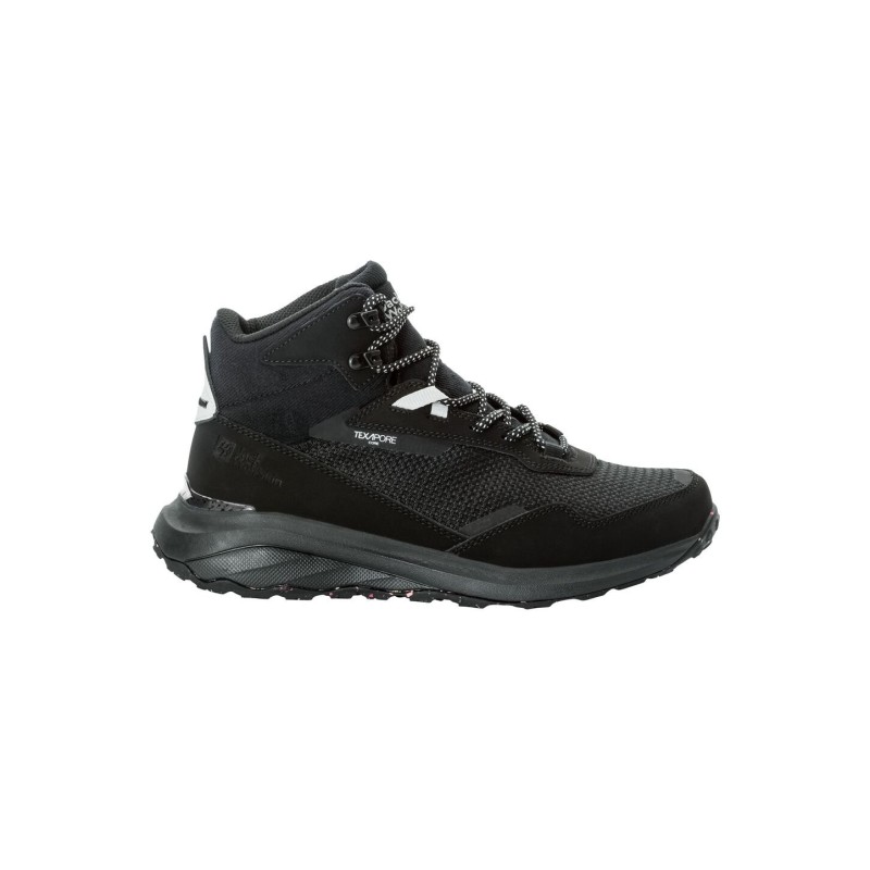 Jack Wolfskin Dromoventure Texapore Mid Women Wasserdichte Outdoor Schuhe Damen 39 grey,black Phantom