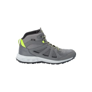 Jack Wolfskin Woodland 2 Texapore Mid Men Wasserdichte Wanderschuhe Herren 45.5  Pebble Grey