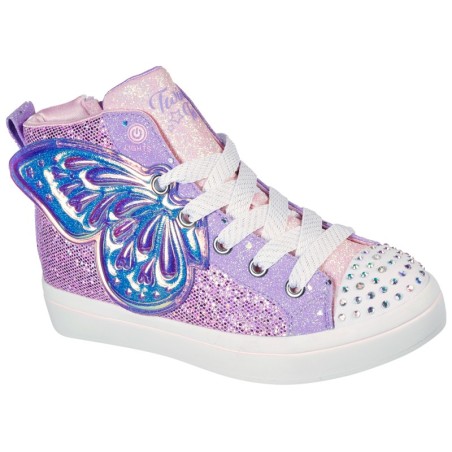 Skechers Sneaker "TWI-LITES 2.0", im funkelnden Look, Freizeitschuh, Halbschuh, Schnürschuh
