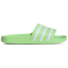 Adidas adilette Damen Flip-Flops und Sandalen - Grün - Größe: 36 2/3 - Netz/Synthetik - Foot Locker