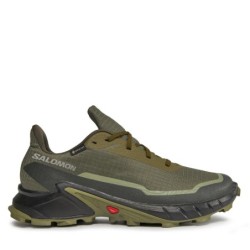 Laufschuhe Salomon Alphacross 5 Gtx GORE-TEX 473103 29 W0 Grün