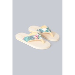 Swish Damen Flip-Flops mit All-Over-Print - Beige