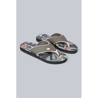 Swish Damen Flip-Flops mit All-Over-Print - Grün