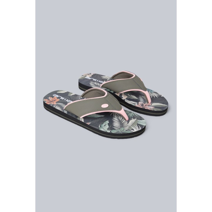 Swish Damen Flip-Flops mit All-Over-Print - Grün