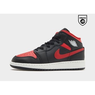 Jordan Air 1 Mid Kleinkinder - Black, Black