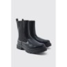 Chelsea-Stiefel mit dicker Sohle - Schwarz - 41, Schwarz