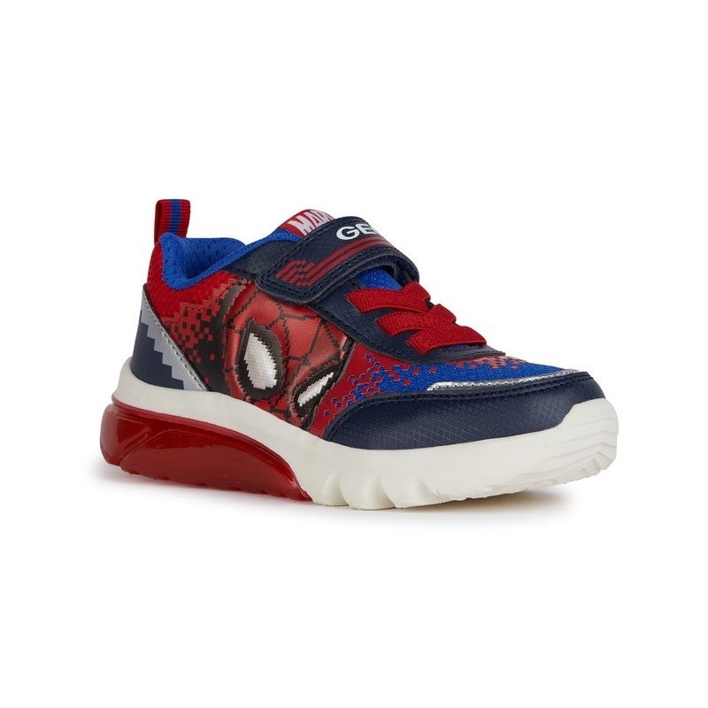 Geox Sneaker "J CIBERDRON BOY F", mit cooler Blinkfunktion, Freizeitschuh, Halbschuh, Schnürschuh