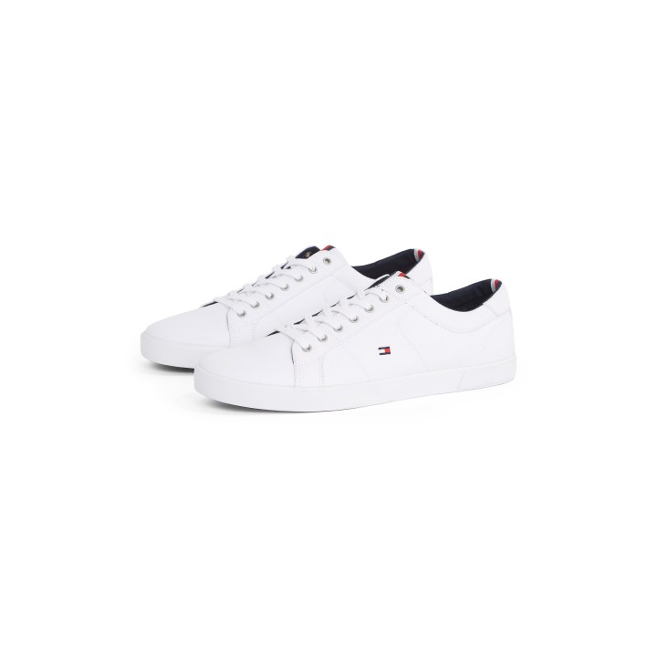 Tommy Hilfiger Sneaker "ICONIC LONG LACE SNEAKER", Freizeitschuh, Halbschuh, Schnürschuh mit gespolstetem Schaftrand