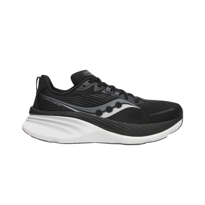 Schuhe Saucony Hurricane 24 Schwarz Weiß, Größe 41 - EUR