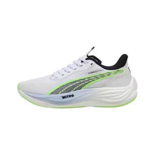 Puma Velocity Nitro 3 Hyrox Schuhe Weiß Grün SS25 Damen, Größe 40,5 - EUR