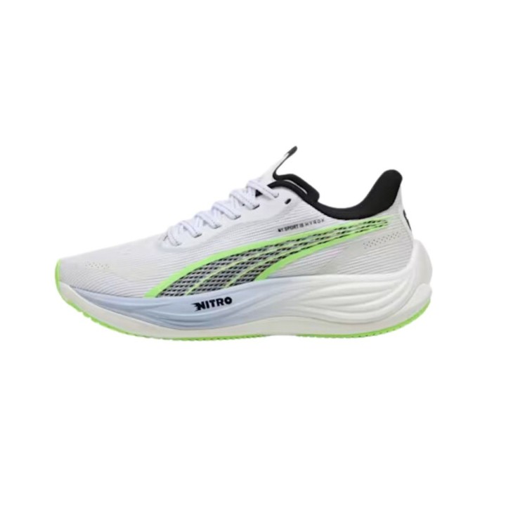 Puma Velocity Nitro 3 Hyrox Schuhe Weiß Grün SS25 Damen, Größe 40,5 - EUR