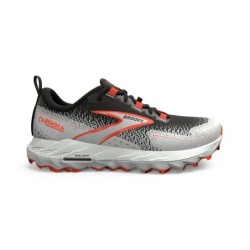 Brooks Cascadia 18 Schwarz Rot SS25 Damen-Schuhe, Größe 41 - EUR