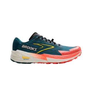 Brooks Catamount 4 Schuhe Blau Rot SS25, Größe 42 - EUR