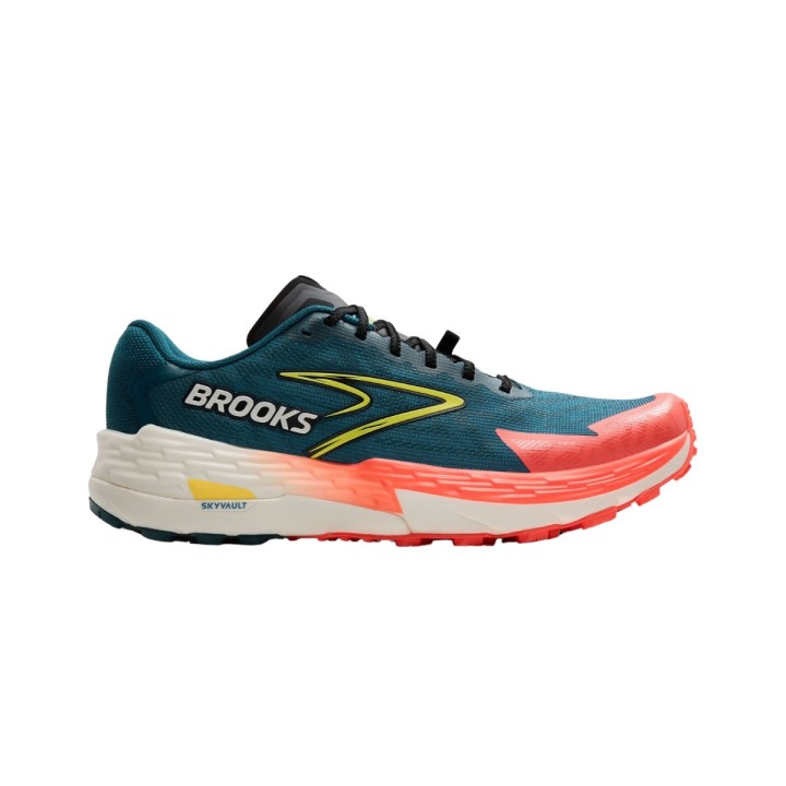 Brooks Catamount 4 Schuhe Blau Rot SS25, Größe 42 - EUR