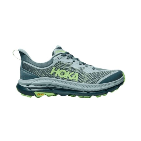 Hoka Mafate Speed 4 Schuhe Blau Grün SS25, Größe EU 41 1/3
