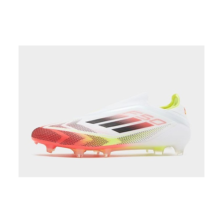 adidas F50 Elite Laceless FG - White - Mens, White
