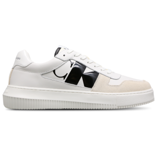 Calvin Klein Chunky Cupsole Mono Herren Schuhe - Weiß - Größe: 40 - Leder - Foot Locker