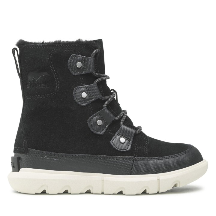 Schneeschuhe Sorel Explorel II Joan Faux Fur Wp NC4462-010 Schwarz