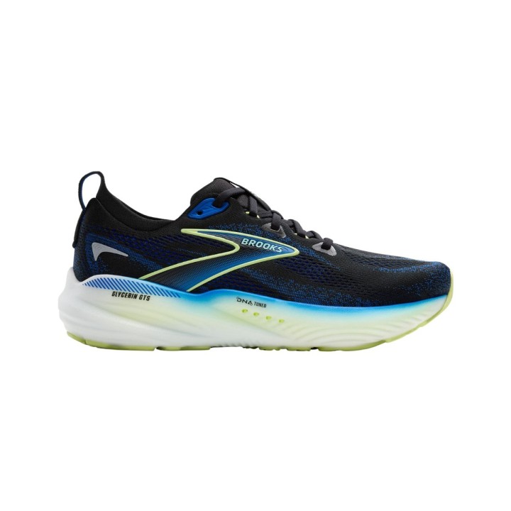 Brooks Glycerin GTS 22 Schuhe Schwarz Blau SS25, Größe 42,5 - EUR