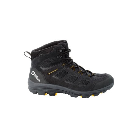 Jack Wolfskin Vojo 3 Texapore Mid Men Wasserdichte Wanderschuhe Herren 42.5 miscellaneous,black,yellow Black / Burly Yellow X