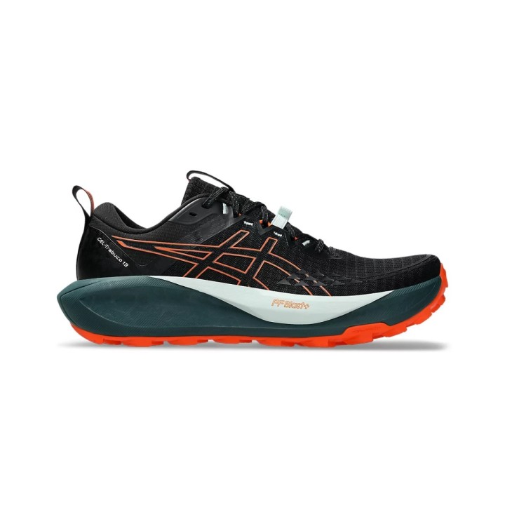 Asics Gel Trabuco 13 Schuhe Schwarz Orange SS25, Größe 42 - EUR