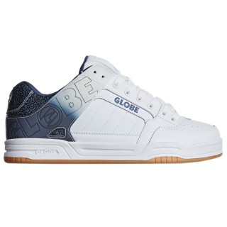 Globe Tilt Sneaker White Blue Stipple