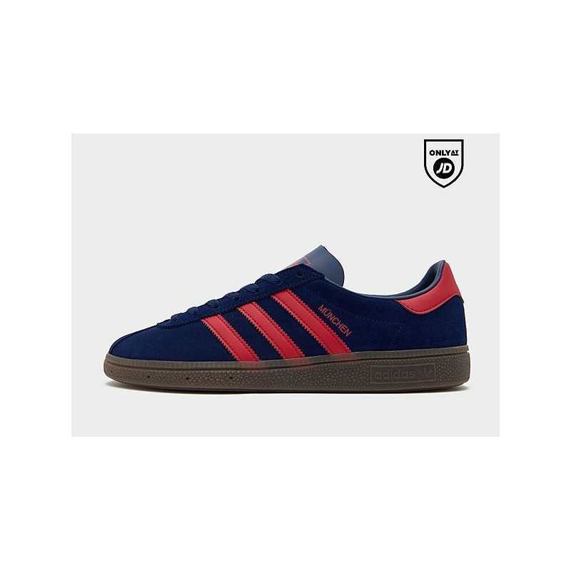 adidas Munchen D'blu/red/gum$ - Blue - Mens, Blue