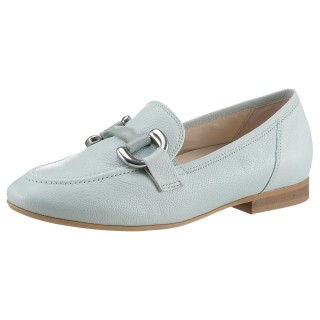 Gabor Slipper "FLORENZ", Slipper, Businessschuh, Schlupfschuh mit eleganter Zierkette, Weite G