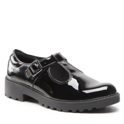 Halbschuhe Geox J Casey G. E J8420E 000HH C9999 S Schwarz