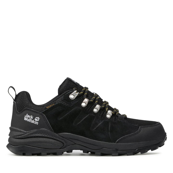 Trekkingschuhe Jack Wolfskin Refugio Texapore Low M 4049851 Schwarz