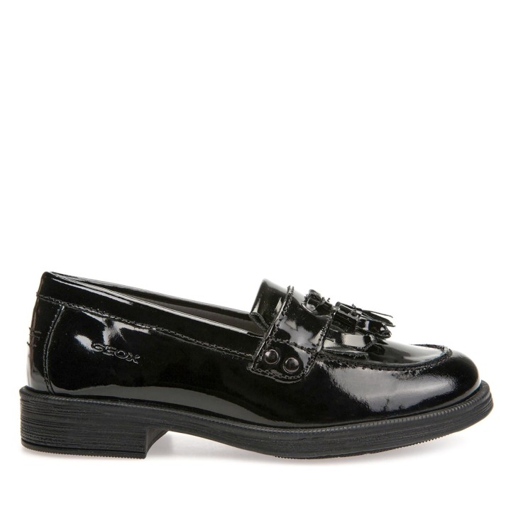 Halbschuhe Geox Jr Agata J4449A 00066 C9999 D Schwarz