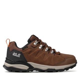 Trekkingschuhe Jack Wolfskin Refugio Texapore Low W 4050821 Braun