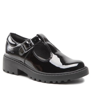 Halbschuhe Geox J Casey G. E J8420E 000HH C9999 M Schwarz