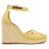 Halbschuhe Tommy Hilfiger Flag High Wedge Espad Closed Toe FW0FW08494 Gelb