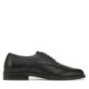 Halbschuhe Tommy Hilfiger Core Hilfiger Leather Shoe FM0FM05375 Schwarz