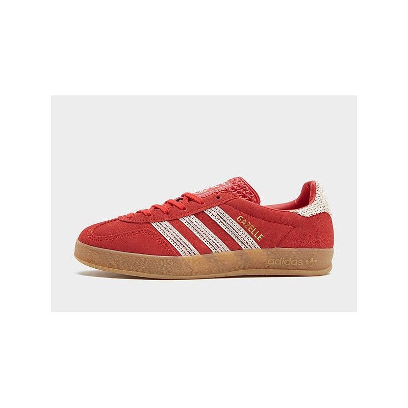 adidas Originals Gazelle Indoor Damen - Red - Womens, Red