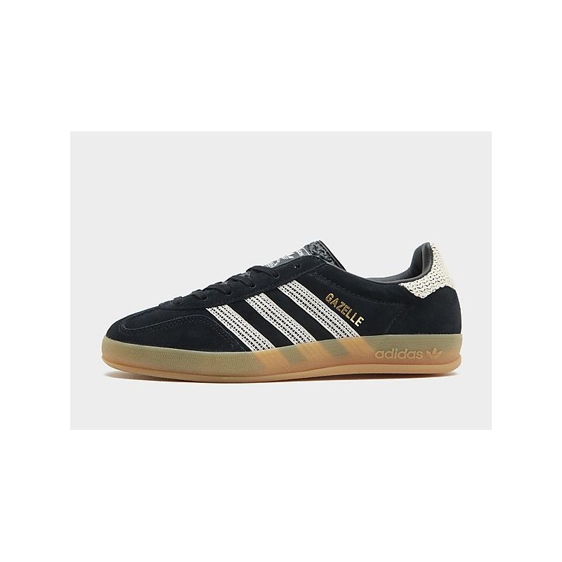 adidas Originals Gazelle Indoor Damen - Black - Womens, Black